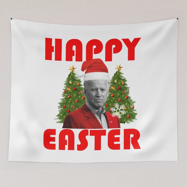 Item preview, Funny Santa Joe Biden Happy Easter Christmas designed and sold by BarryStore10.