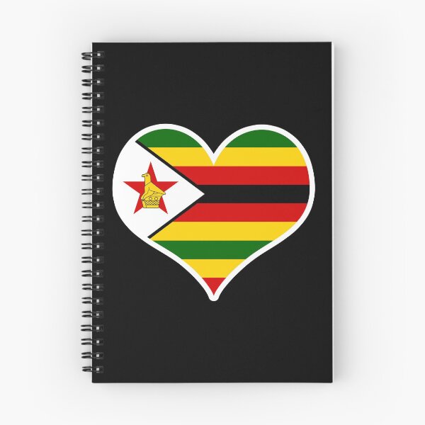 Item preview, Zimbabwe Flag Heart designed and sold by PKHalford.