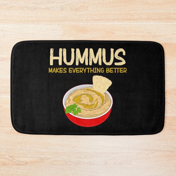 Item preview, Everything Better Funny Vegan Dip Food Hummus design designed and sold by jakehughes2015.
