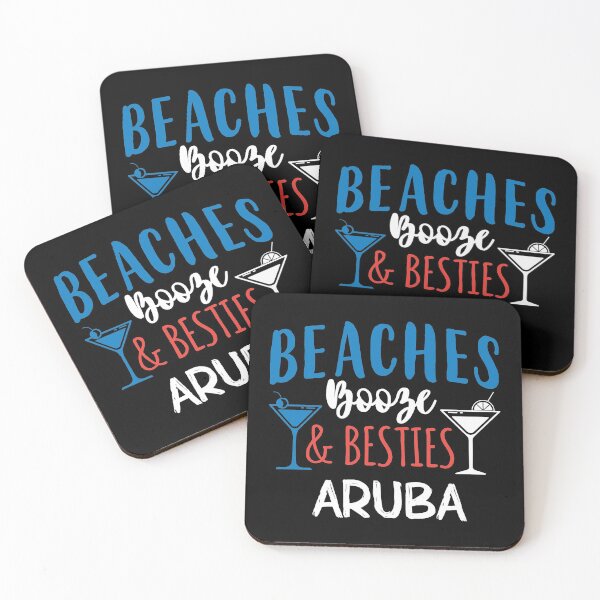 Item preview, Beaches Booze Besties Bachelorette Aruba Girls Trip design designed and sold by jakehughes2015.