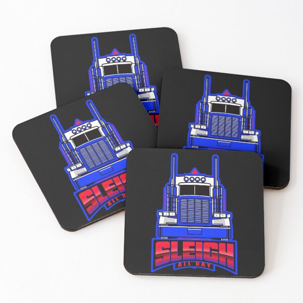 Item preview, Sleigh All Day Christmas Big Truck Trucker designed and sold by CarantinedChaos.