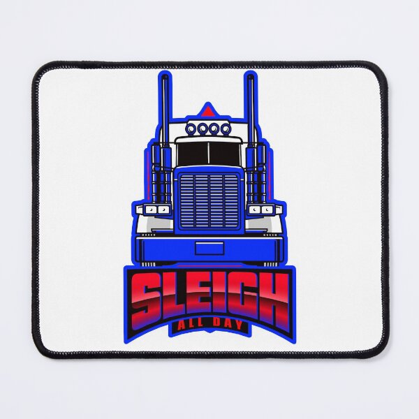 Item preview, Sleigh All Day Christmas Big Truck Trucker designed and sold by CarantinedChaos.