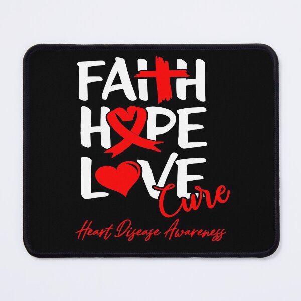 Item preview, Faith Hope Love Cure Heart Disease Awareness designed and sold by Grooffos.
