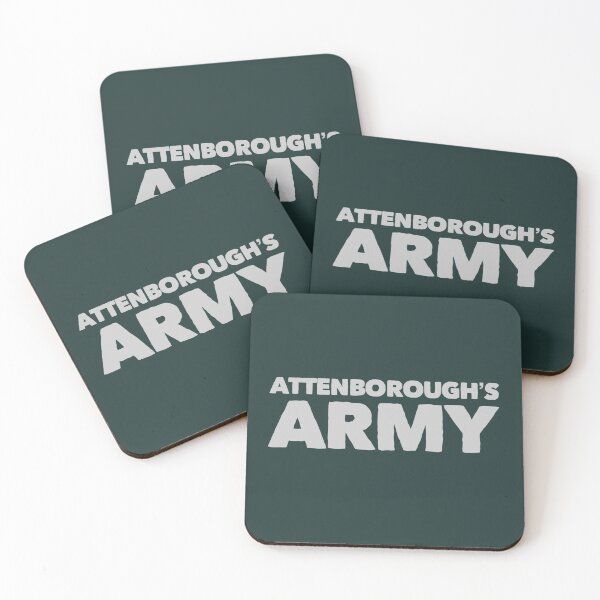 Item preview, Attenborough’s army (dark forest green) designed and sold by Attenborough_Fan.