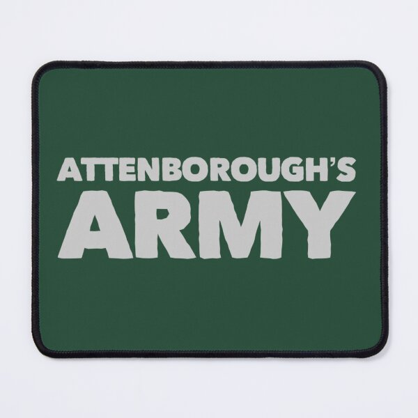 Item preview, Attenborough’s army (dark forest green) designed and sold by Attenborough_Fan.
