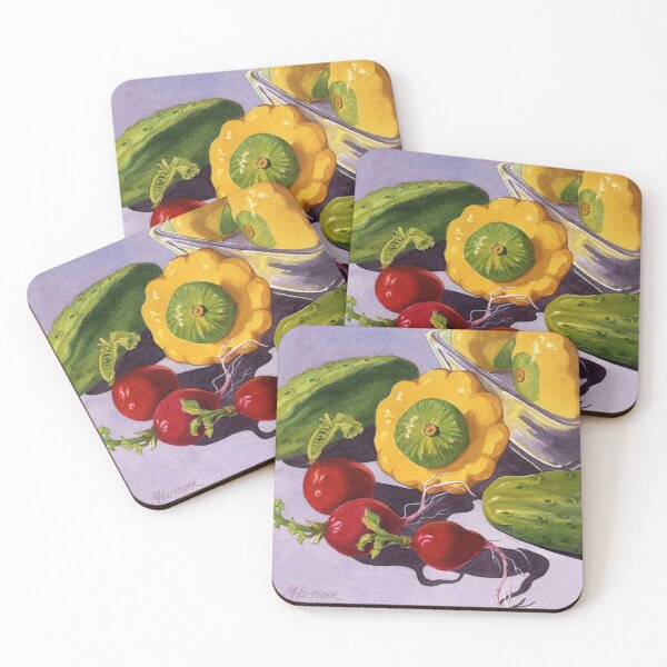 Item preview, Pattypan, Radishes, and Cukes designed and sold by Marcia Hartsock.