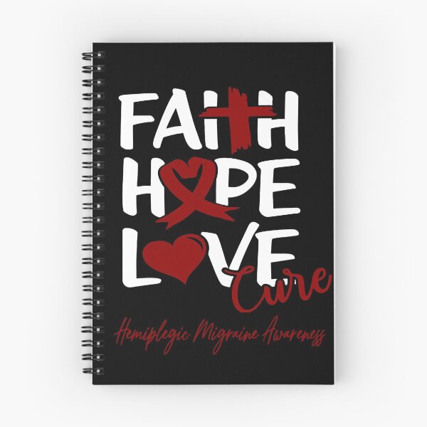Item preview, Faith Hope Love Cure Hemiplegic Migraine Awareness designed and sold by Grooffos.