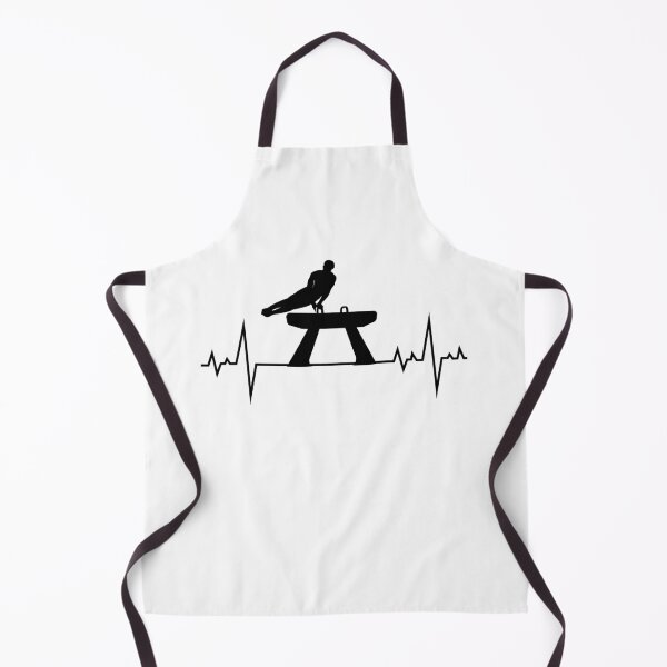 Item preview, Artistic Gymnastics Pommel Horse Gymnast Heartbeat Pulse designed and sold by TastefulTees.