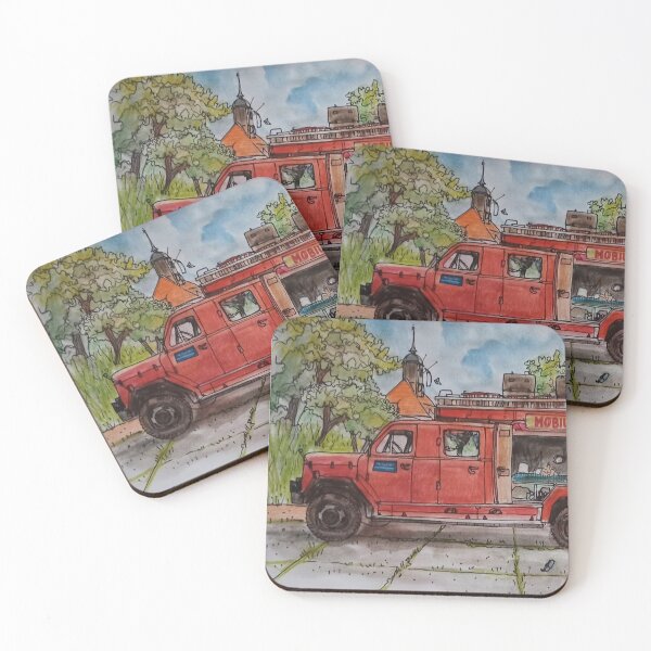 Item preview, Old fire brigade designed and sold by UMA Urban Sketch.