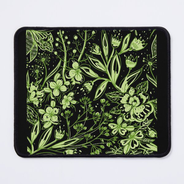 Item preview, Green Floral Plant Pattern Design designed and sold by EarthArtDesigns.