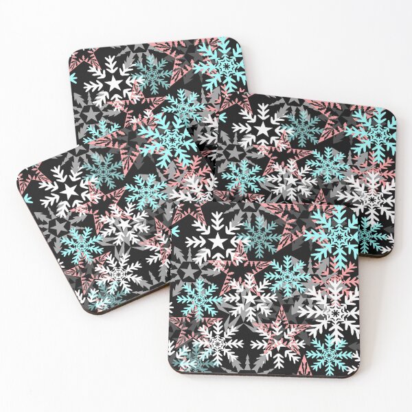 Item preview, Snowflakes (Black) designed and sold by HelenaRoberts1.