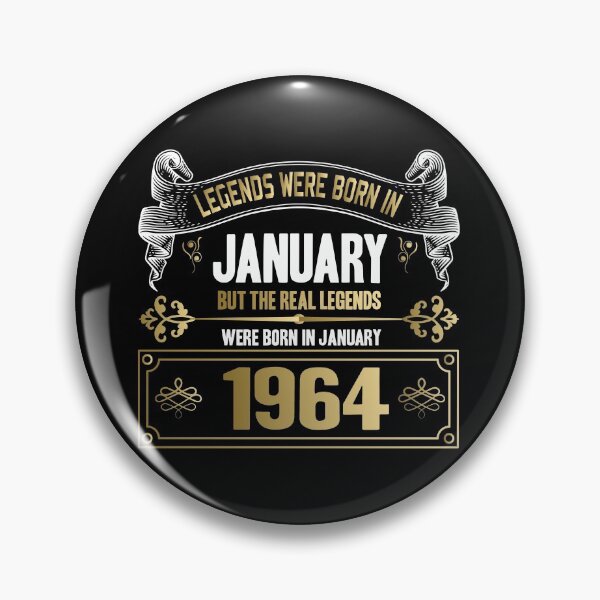 Item preview, Legends were Born in January 1964 - 58th Birthday designed and sold by Ibu83.