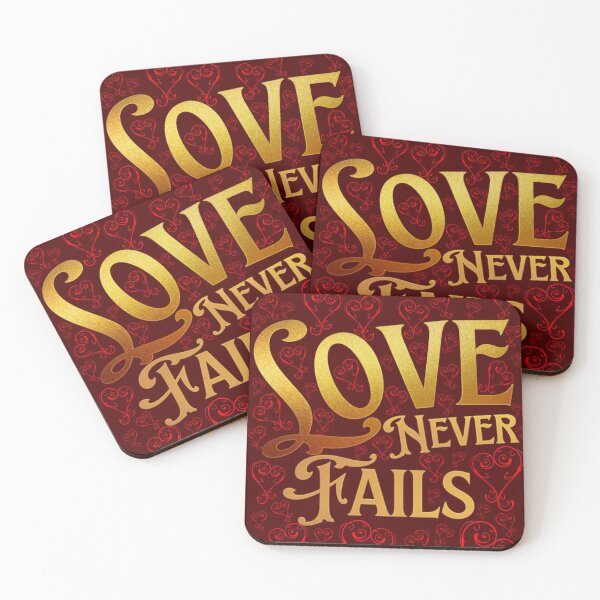 Item preview, Love never fails. Christian art. designed and sold by ConArte.