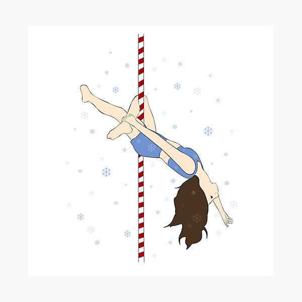 Item preview, Christmas polecancer in snow designed and sold by LittlePolina.