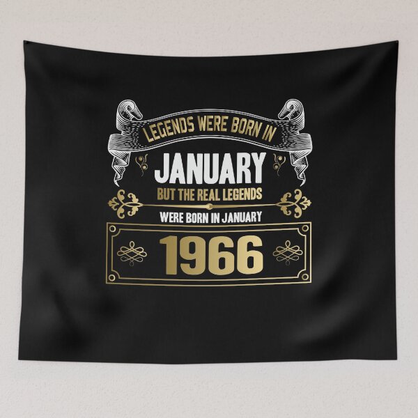 Item preview, Legends were Born in January 1966 - 56th Birthday designed and sold by Ibu83.