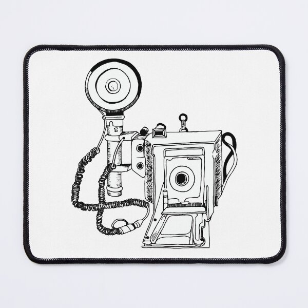 Item preview, Antique Camera Drawing designed and sold by Arianna Khalil.