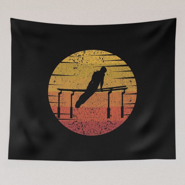 Item preview, Artistic Gymnastics Parallel Bars Gymnast Vintage Retro designed and sold by TastefulTees.