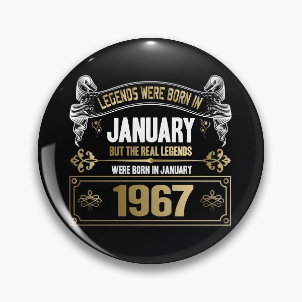 Item preview, Legends were Born in January 1967 - 55th Birthday designed and sold by Ibu83.