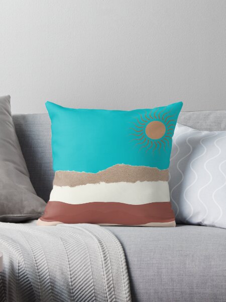 Item preview, turquoise beach collage designed and sold by bohemedesign.