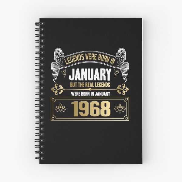 Item preview, Legends were Born in January 1968 - 54th Birthday designed and sold by Ibu83.