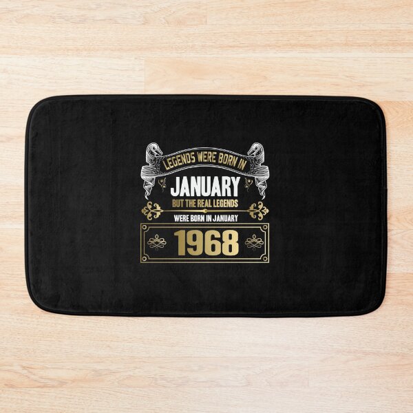 Item preview, Legends were Born in January 1968 - 54th Birthday designed and sold by Ibu83.