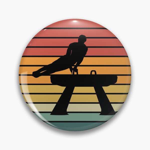 Item preview, Artistic Gymnastics Pommel Horse Gymnast Vintage Retro designed and sold by TastefulTees.