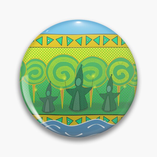 River Serpent Pin