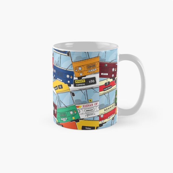 Item preview, Scottish Leyland Atlantean Buses Montage Illustration Retro Nostalgia 70s 80s 90s designed and sold by BFXIII.