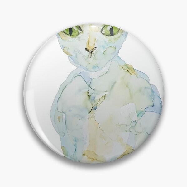Item preview, Kitty with the Green Eyes designed and sold by DaisyMaeInkArt.