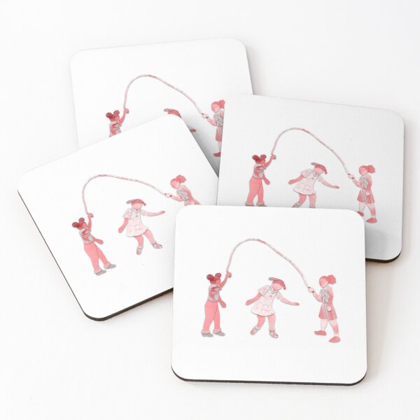 Item preview, Pink girls jumping rope designed and sold by Nia Alexander.