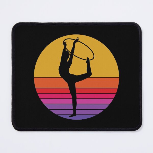 Item preview, Artistic Gymnastics Hoop Gymnast Vintage Retro designed and sold by TastefulTees.