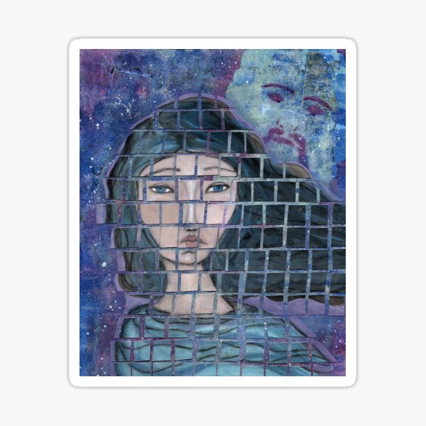 Metis, goddess portrait Sticker