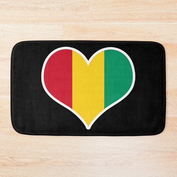 Item preview, Guinea Flag Heart designed and sold by PKHalford.