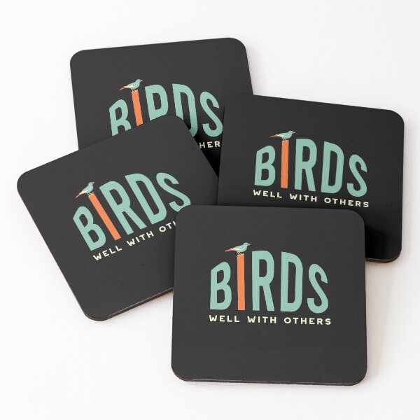 Item preview, Funny Birding Design Birds Well With Others designed and sold by whyitsme.