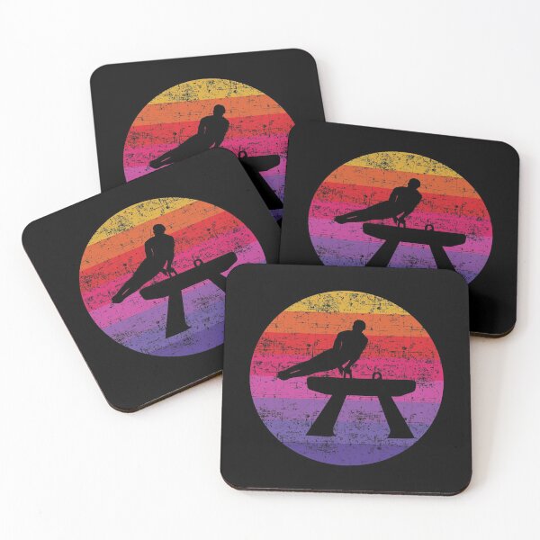 Artikelvorschau, Kunstturnen Seitpferd Turnerin Vintage Retro entworfen und verkauft von TastefulTees.