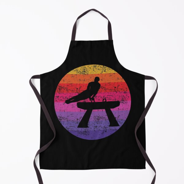Artikelvorschau, Kunstturnen Seitpferd Turnerin Vintage Retro entworfen und verkauft von TastefulTees.