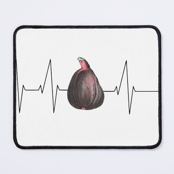 Item preview, Fig heartbeat retro vintage black designed and sold by tiemistico.