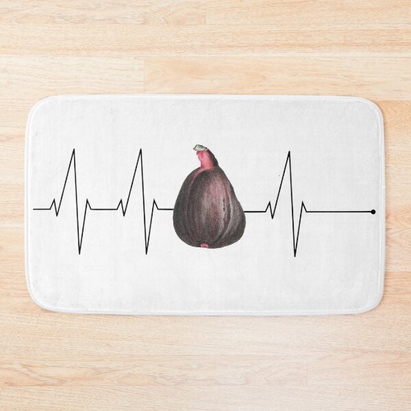 Item preview, Fig heartbeat retro vintage black designed and sold by tiemistico.