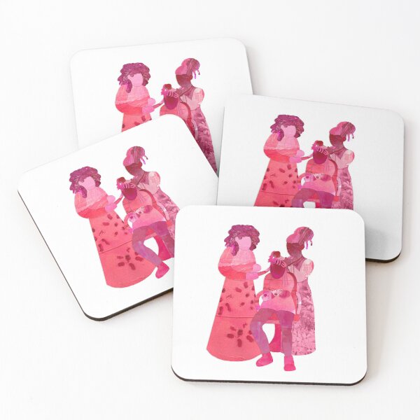 Item preview, Pink women braiding hair designed and sold by Nia Alexander.
