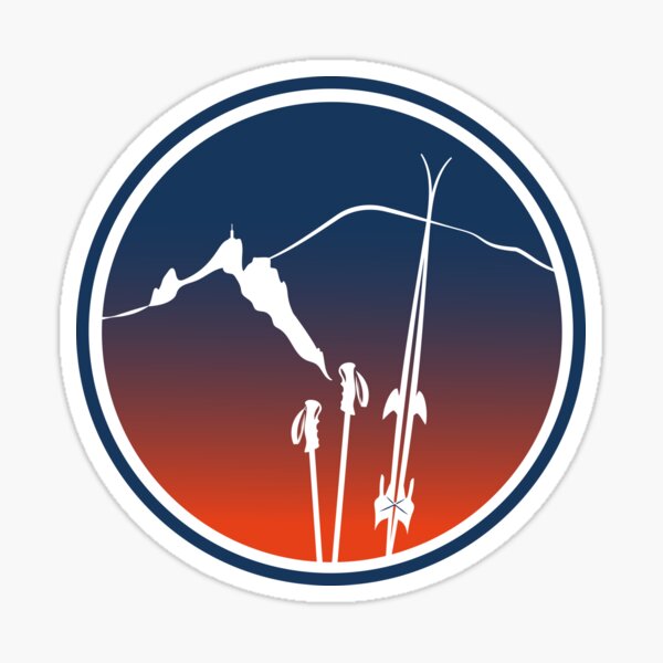 Aperçu de l'œuvre ski et montagnes enneigées leewarddesign créée et vendue par leewarddesign.