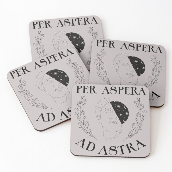 Artikelvorschau, Dark Academia Aesthetic Per Aspera Ad Astra entworfen und verkauft von LunaRisa.