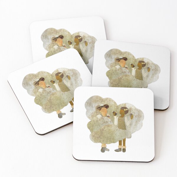 Item preview, Bronze girls clapping erasers designed and sold by Nia Alexander.