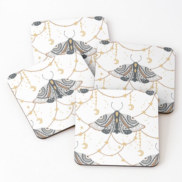 Item preview, Large Boho Butterfly and Star Print  designed and sold by Dollfacedesign.