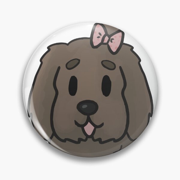 Aperçu de l'œuvre Chibi Dog Design - Chien Terrier Brun/Retreiver/Groodle créée et vendue par HJacka.
