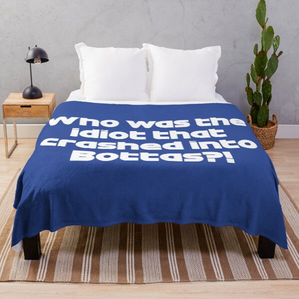 Item preview, "Who was the idiot that crashed?" PER. - Team Radio Mexico GP 2021 (Dark Blue BG) designed and sold by FilipeFerreira.