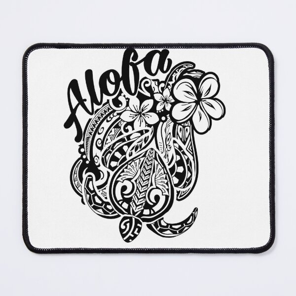 Item preview, Samoan Alofa Turtle And Floral Collage designed and sold by sunnthreads.