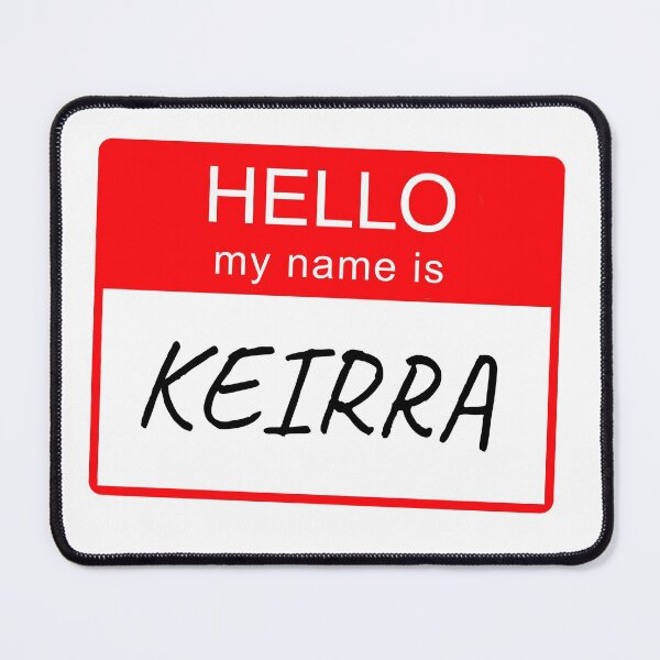 Item preview, Hello My Name is Keirra Name Tag Custom Personalised Design  designed and sold by CreatedbyJR.