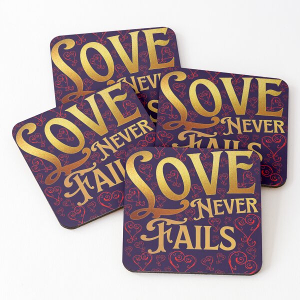 Item preview, Love never fails. Christian art. designed and sold by ConArte.