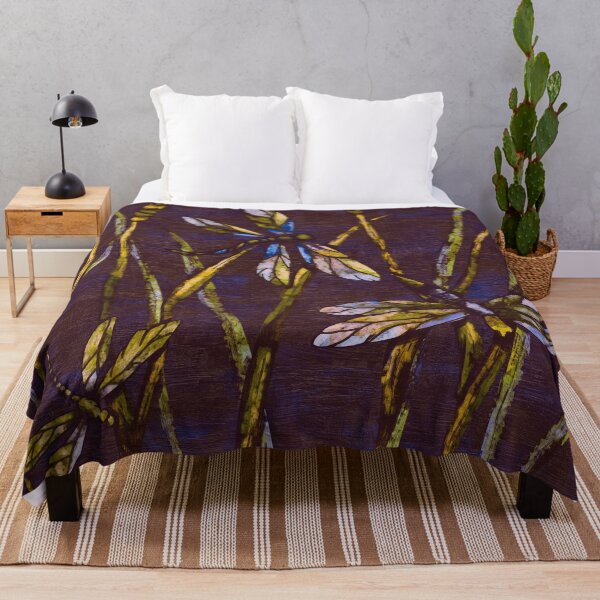 Item preview, Dragon Flies And Wild Grass 2 designed and sold by sunnthreads.