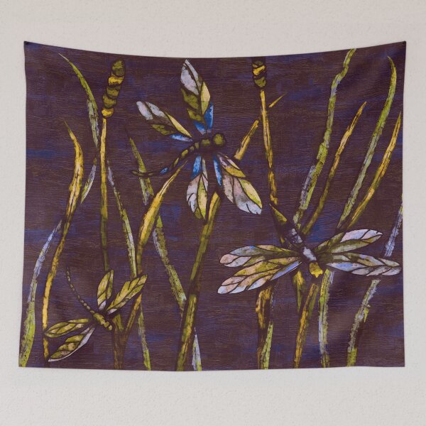 Item preview, Dragon Flies And Wild Grass 2 designed and sold by sunnthreads.
